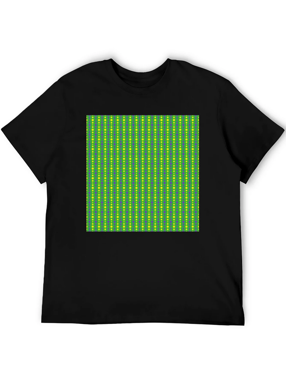 Groovy Geometric Print Black T-Shirt product image 4