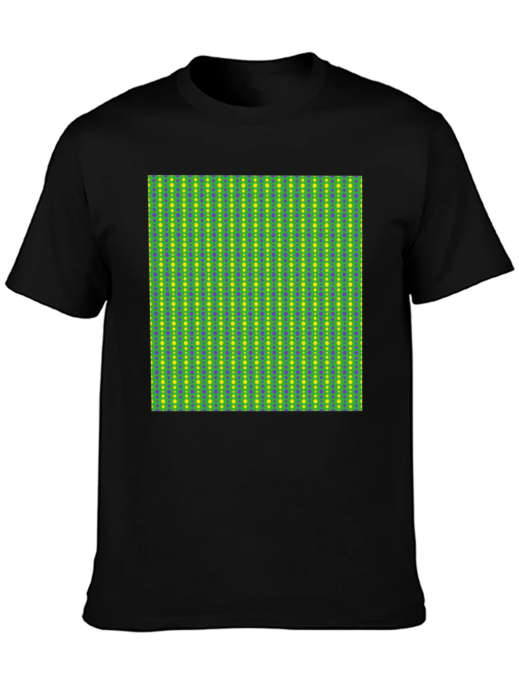 Groovy Geometric Print Black T-Shirt product image 3