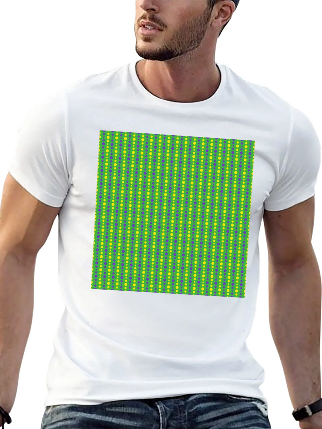 Groovy Geometric Print Black T-Shirt product image 11