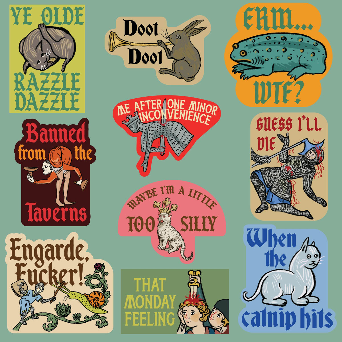 Medieval Stickers
