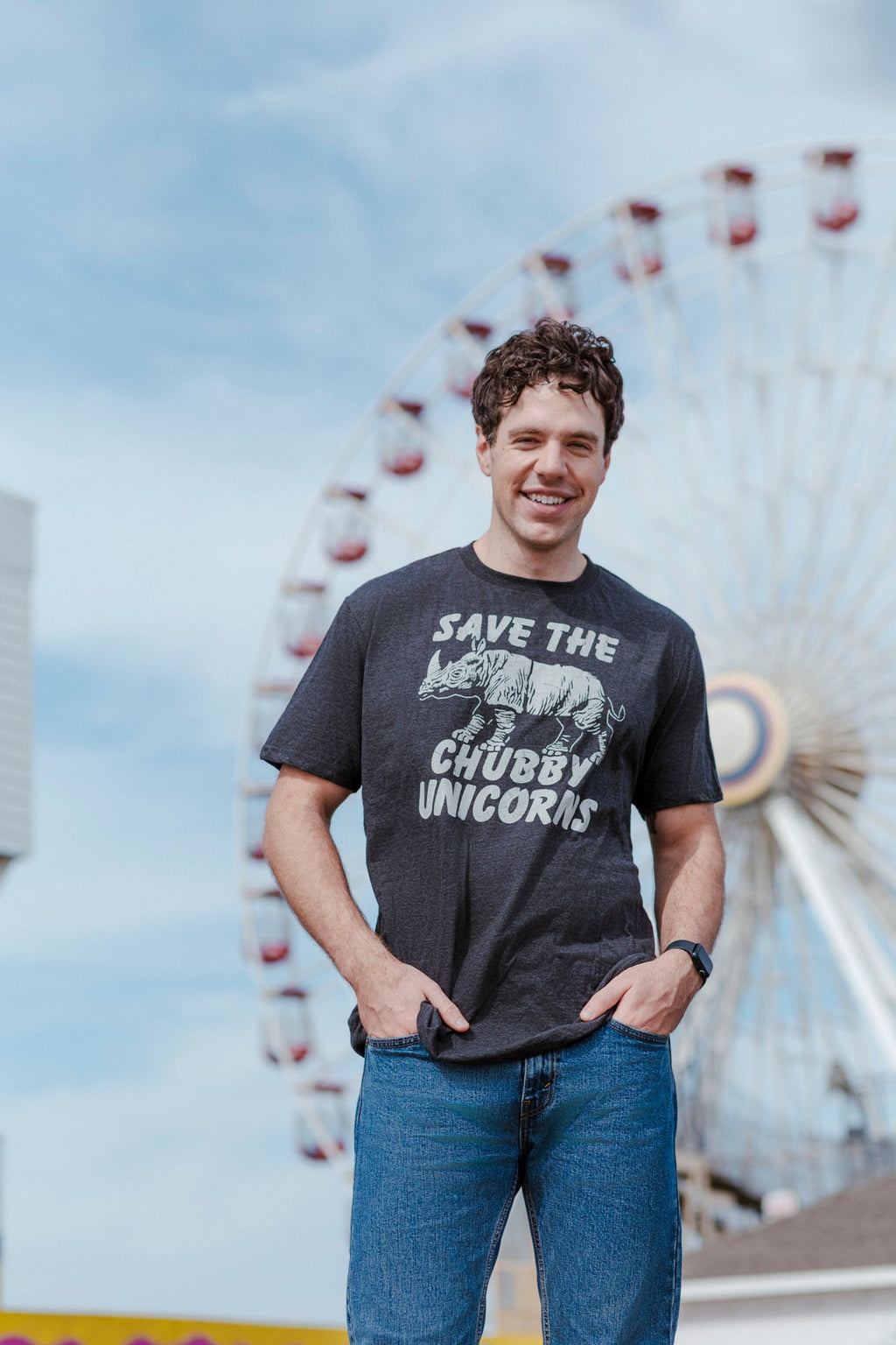 Save The Chubby Unicorns Men's T Shirt product image 2