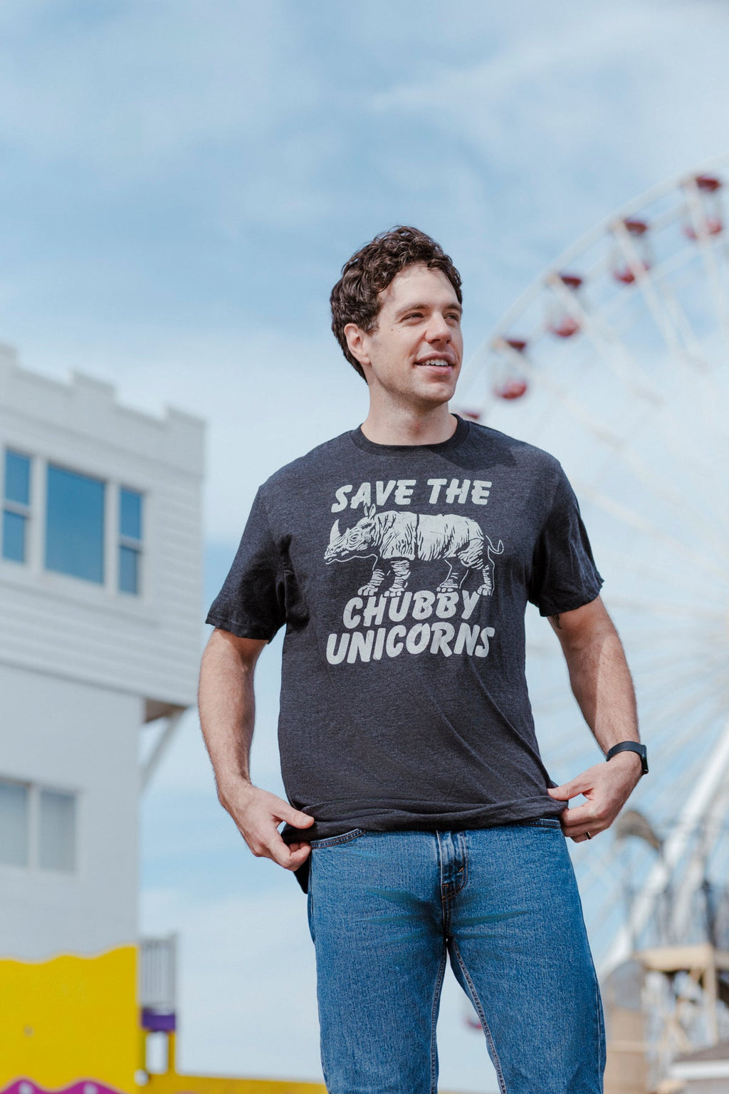 Save The Chubby Unicorns Men's T Shirt product image 4