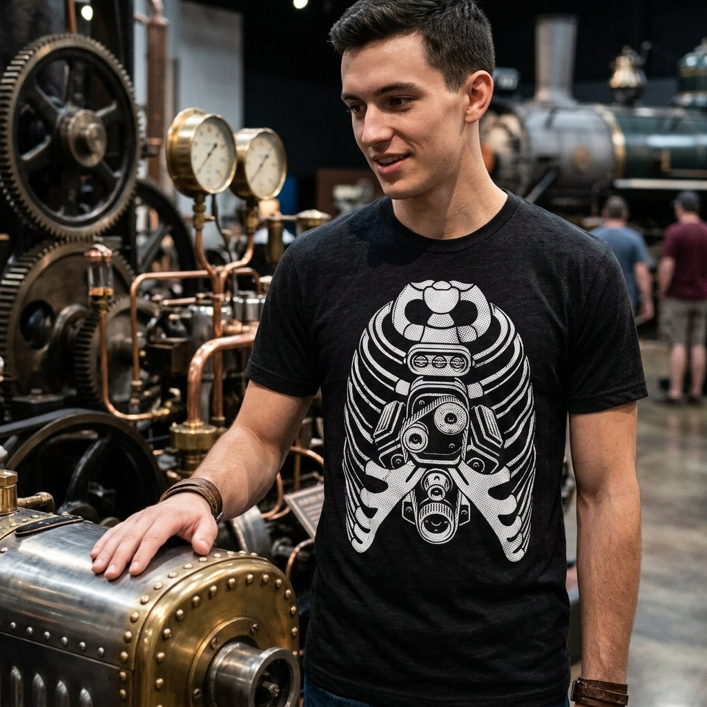 Ribcage Engine Men's T Shirt product image 2