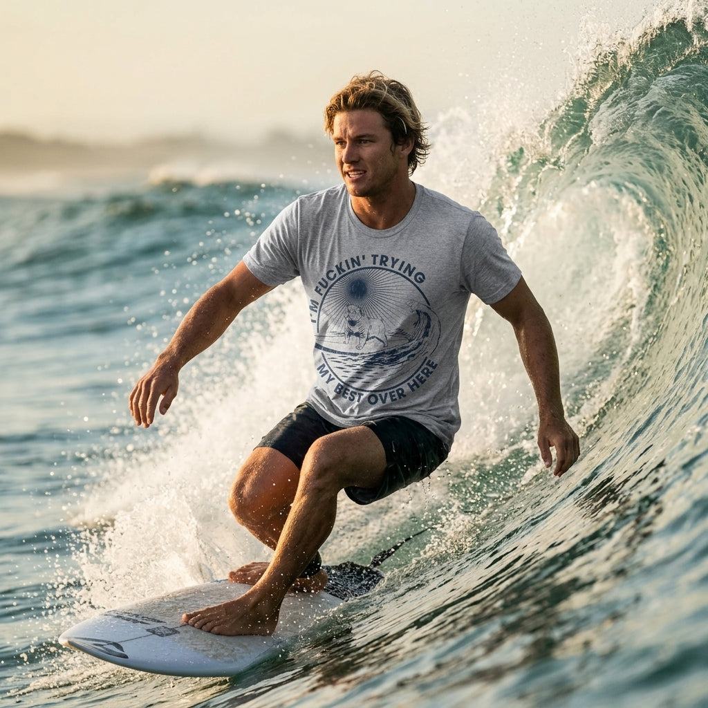 Im Fuckin Trying My Best Over Here Men's T Shirt product image 2