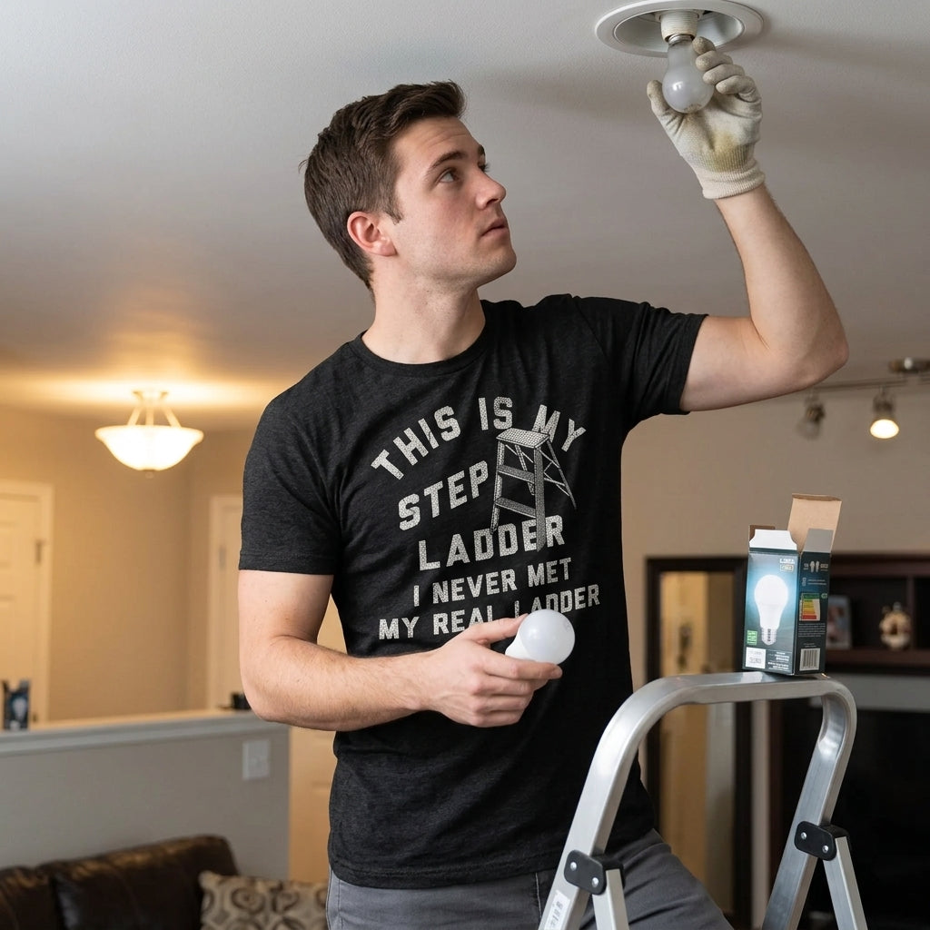 This Is My Step Ladder Men's T Shirt product image 2