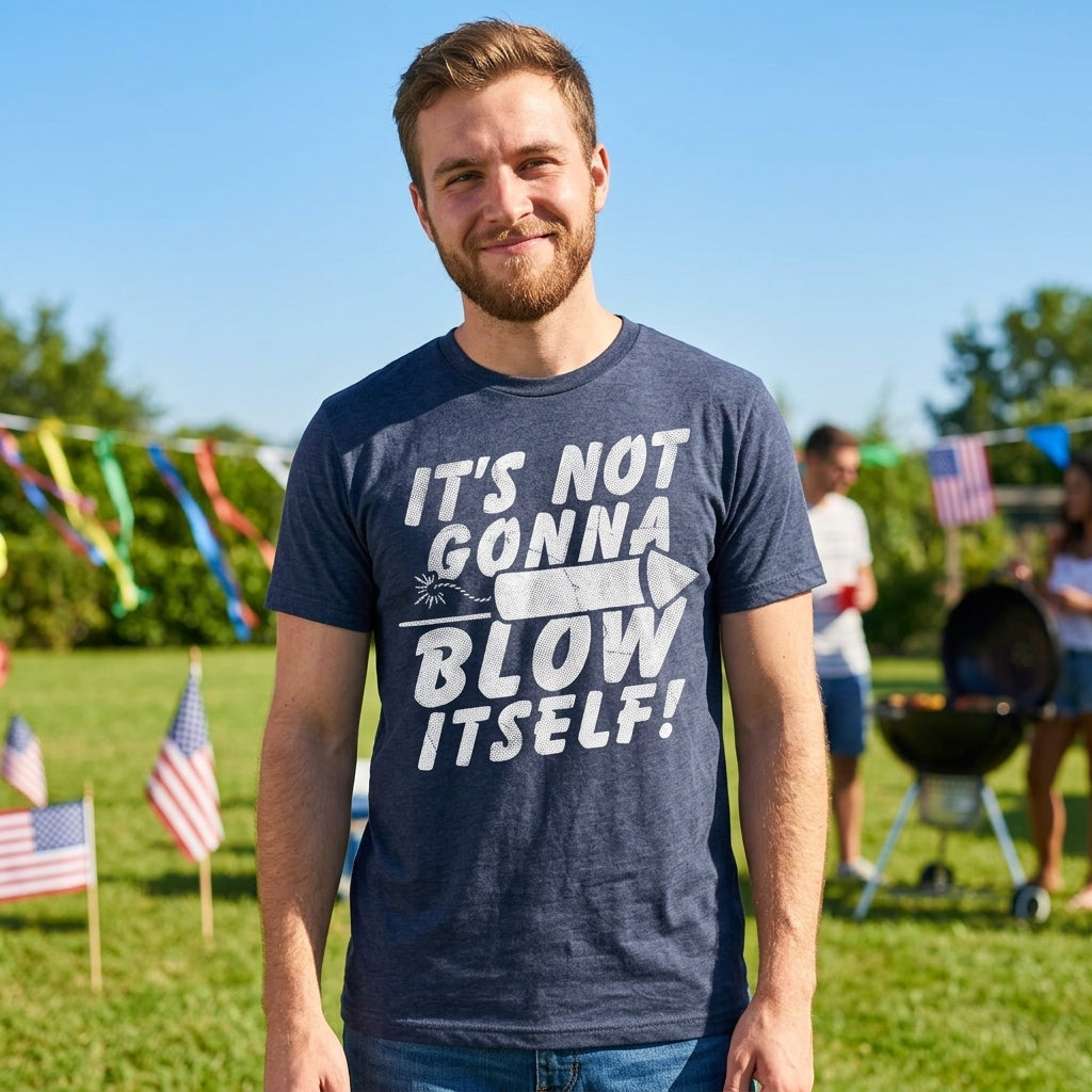 Its Not Gonna Blow Itself Firecracker Men's T Shirt product image 4