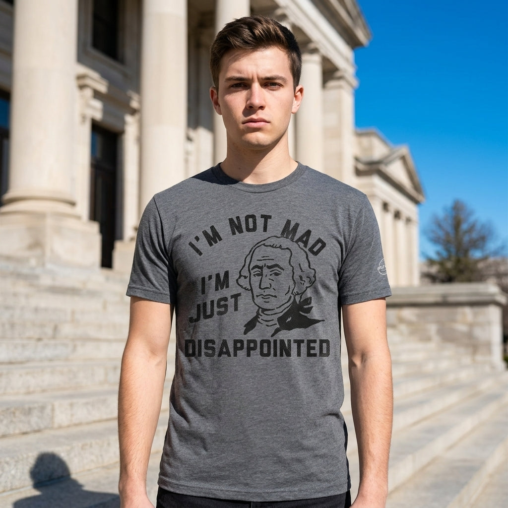Im Not Mad Im Just Disappointed George Washington Men's T product image 4