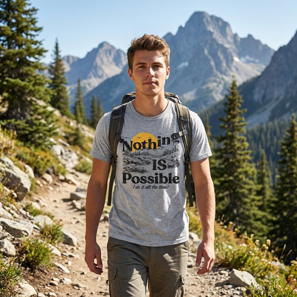 Nothing Is Possible I Do It All The Time Men's T Shirt product image 2