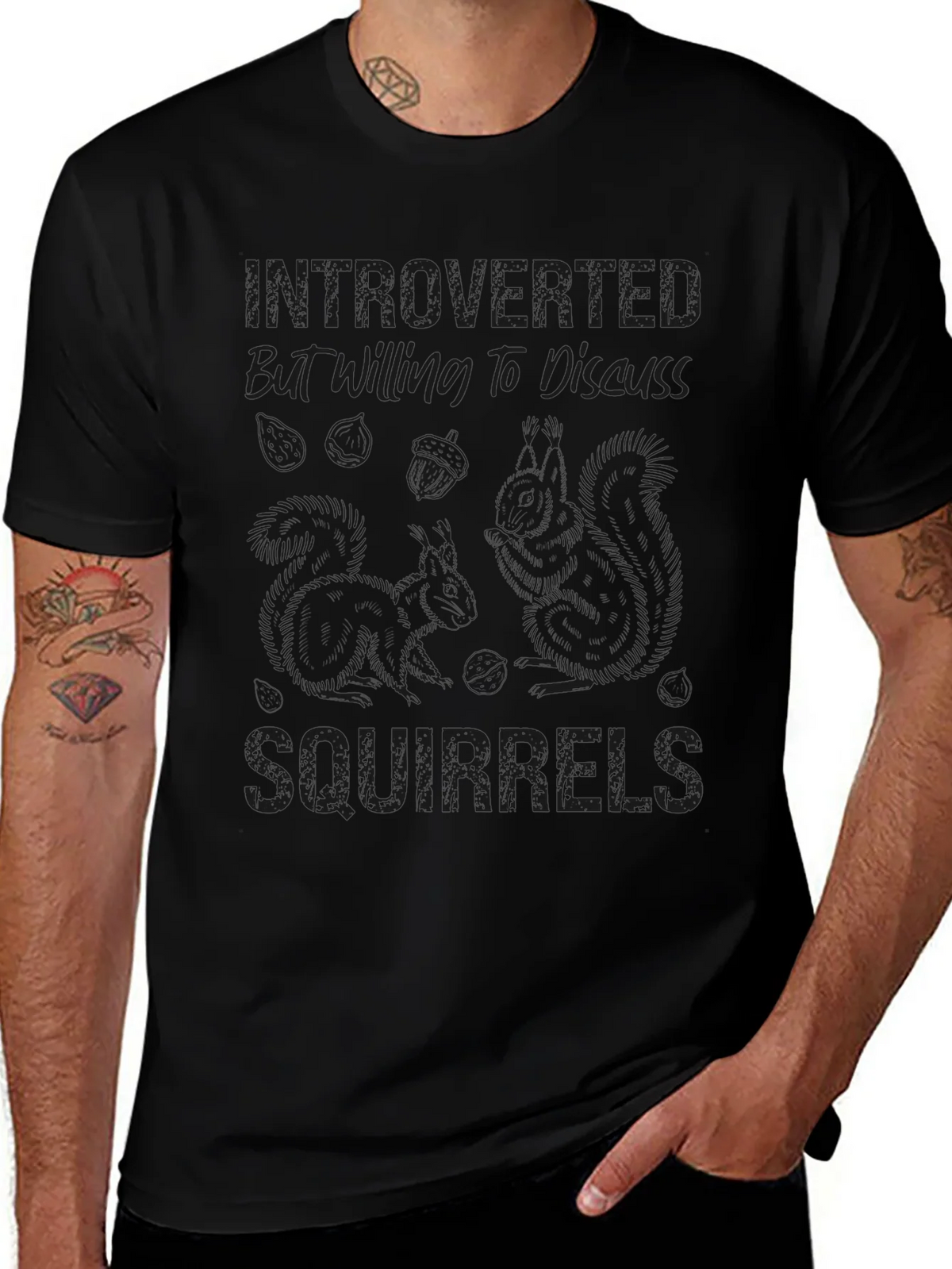 Introverted Squirrels T-Shirt product image 1