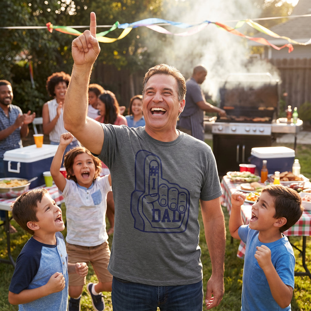 Number One Dad Foam Finger Men's T Shirt product image 2