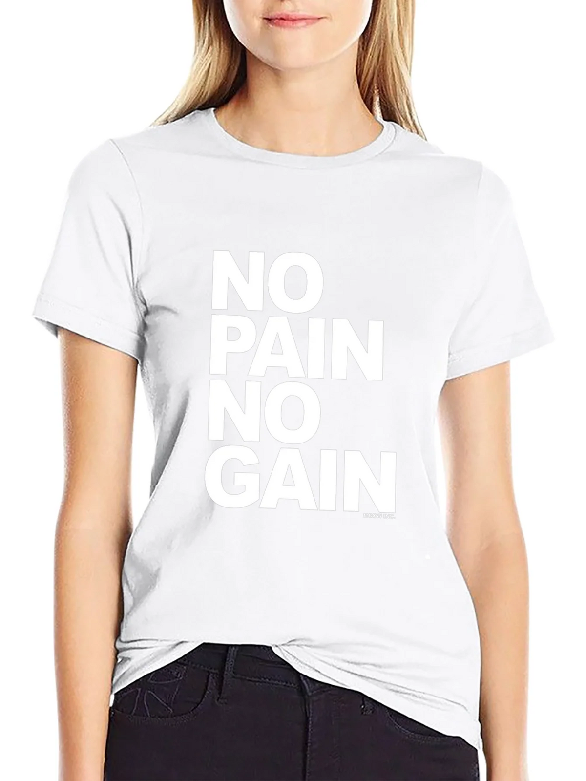 No Pain No Gain Graphic Tee - Black T-Shirt product image 4