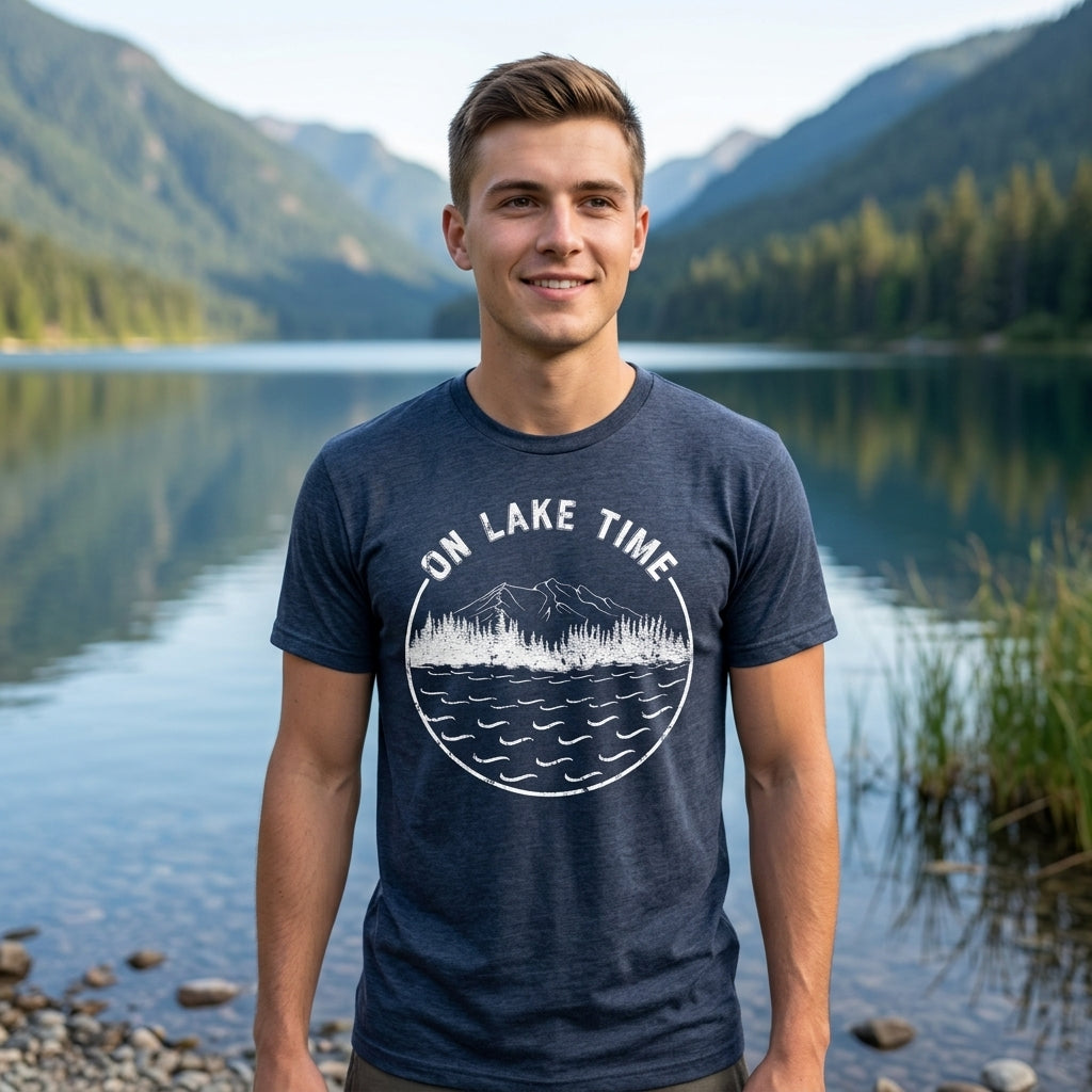 On Lake Time Men's T Shirt product image 2