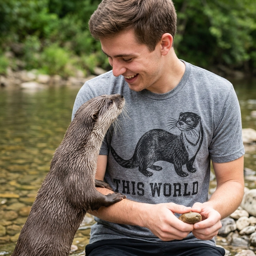 Otter This World Men's T Shirt product image 2