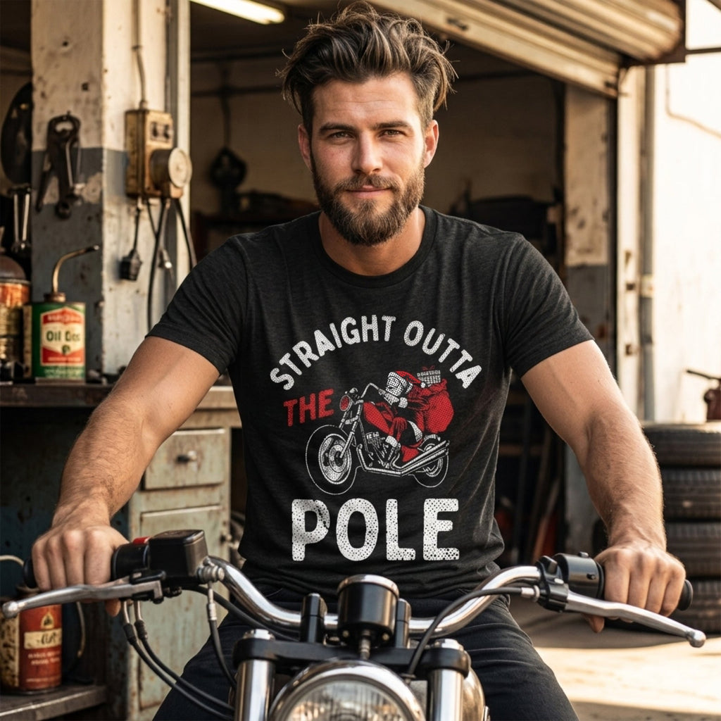 Straight Outta The North Pole Men's T Shirt product image 2