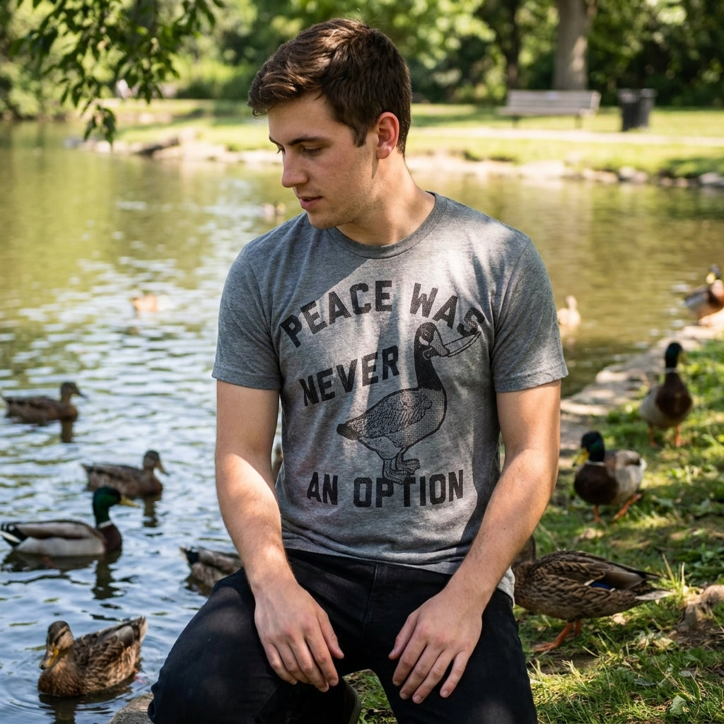 Peace Was Never An Option Men's T Shirt product image 2
