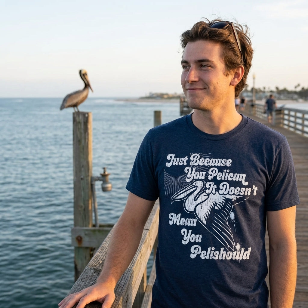 Just Because You Pelican Doesnt Mean Pelishould Men's T product image 2