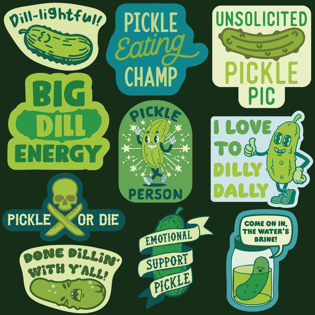 More Pickles Stickers