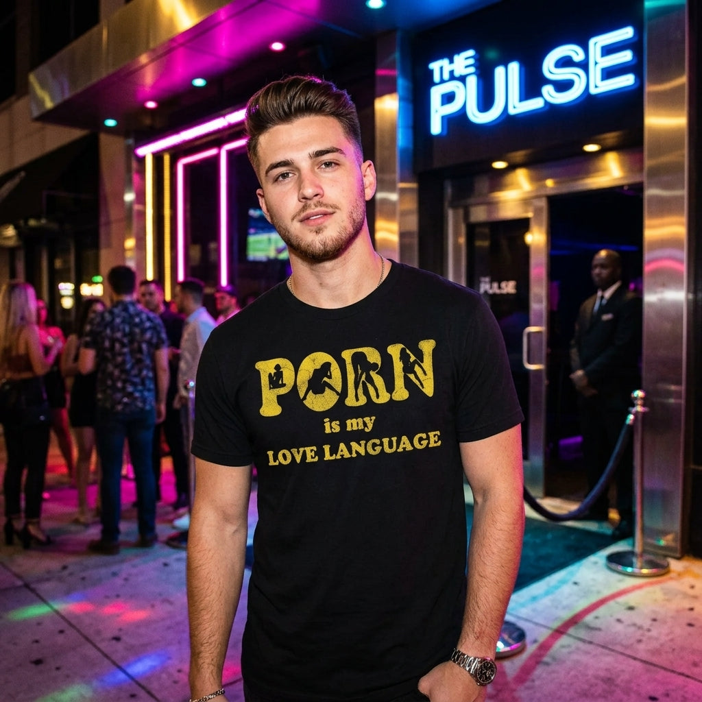 Porn Is My Love Language Men's T Shirt product image 4