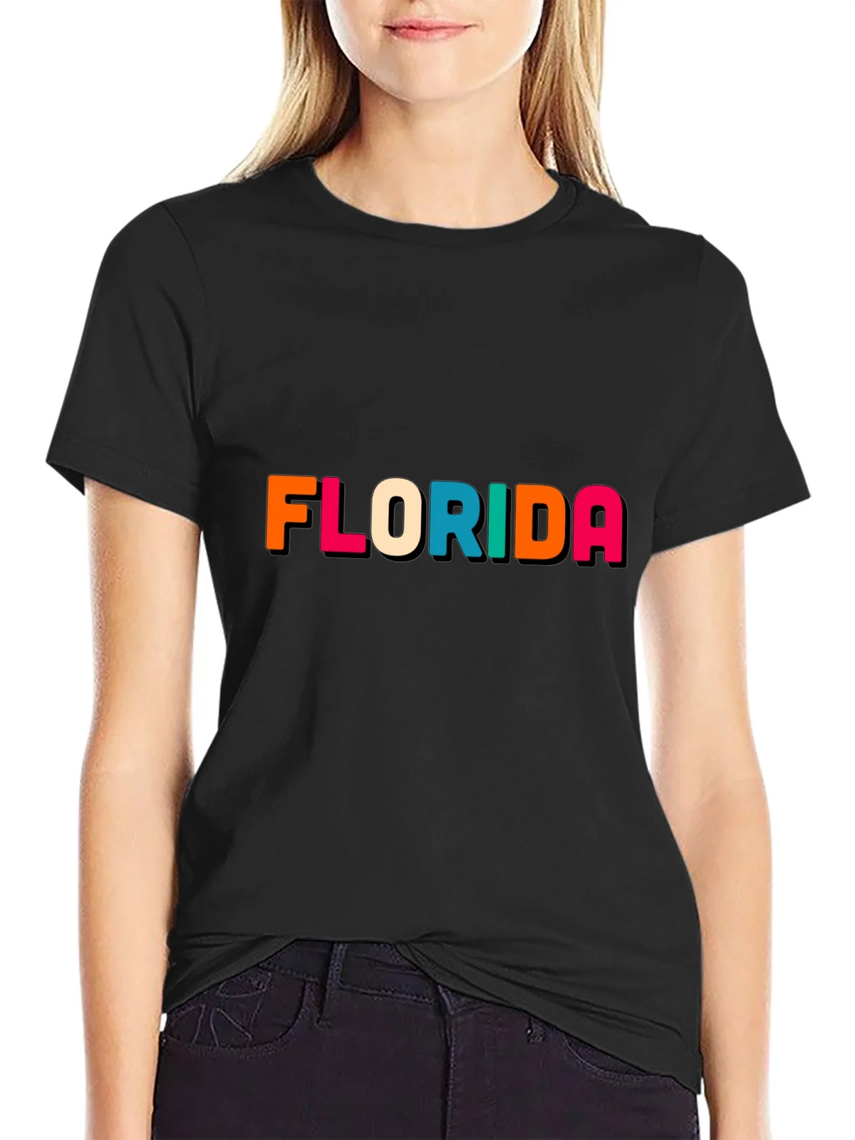 Florida Graphic T-Shirt Trendy Colorful Tee product image 2