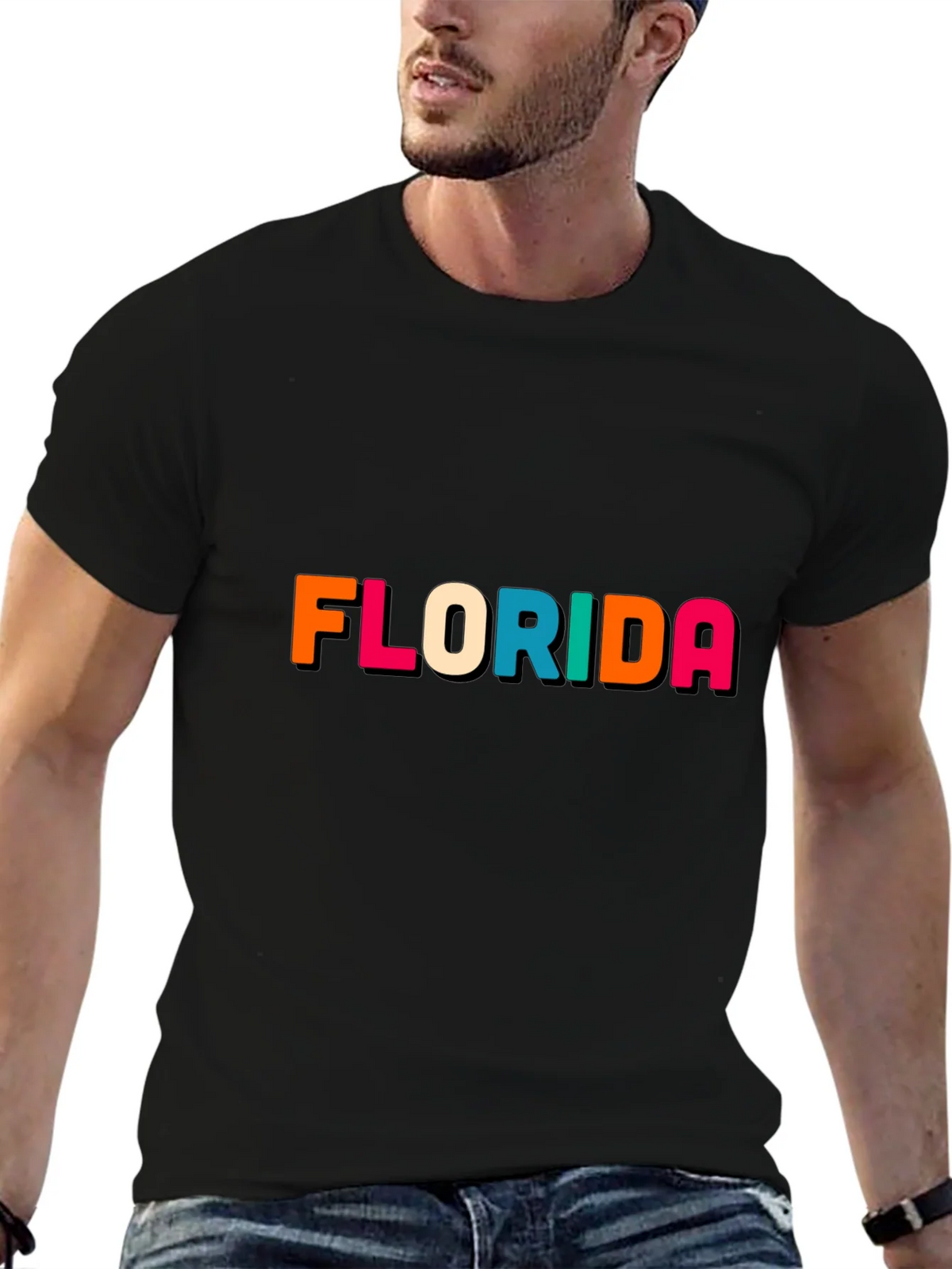 Florida Graphic T-Shirt Trendy Colorful Tee product image 5