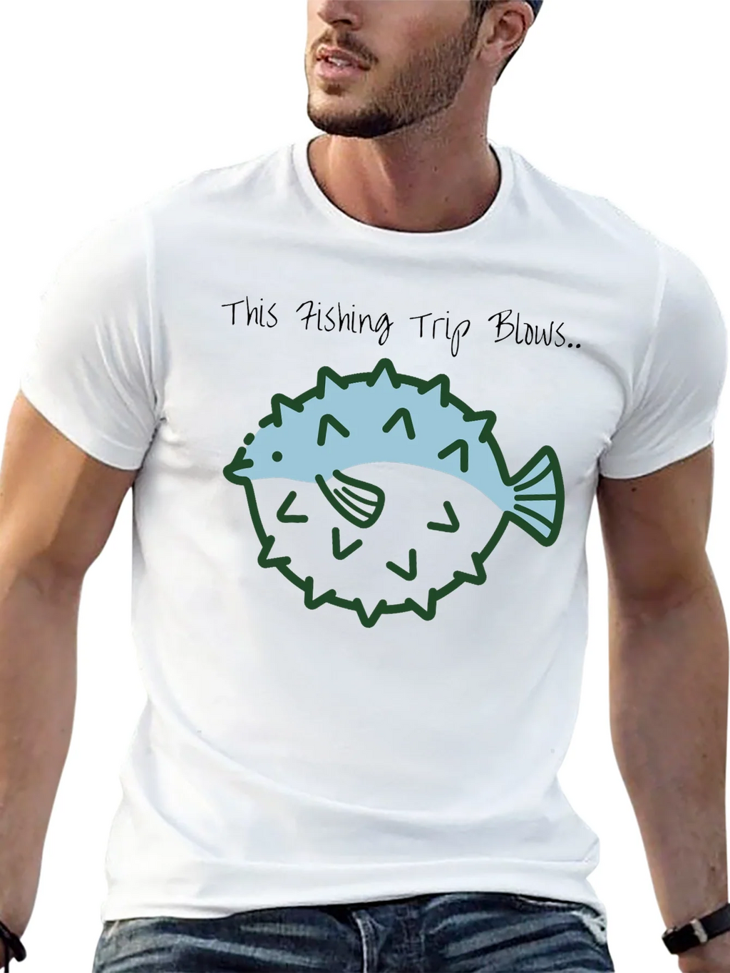 Funny Fishing Trip Blows T-Shirt product image 11