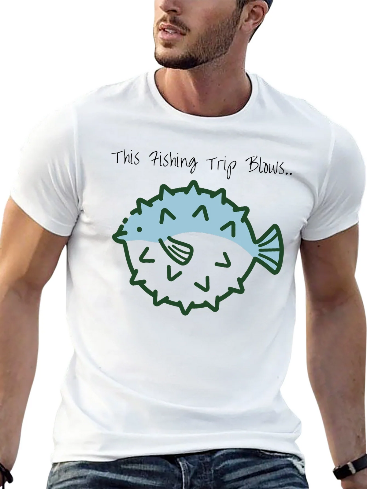 Funny Fishing Trip Blows T-Shirt product image 11