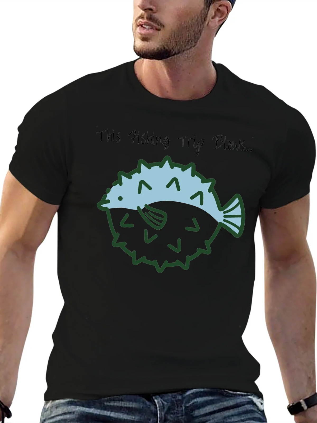 Funny Fishing Trip Blows T-Shirt product image 5