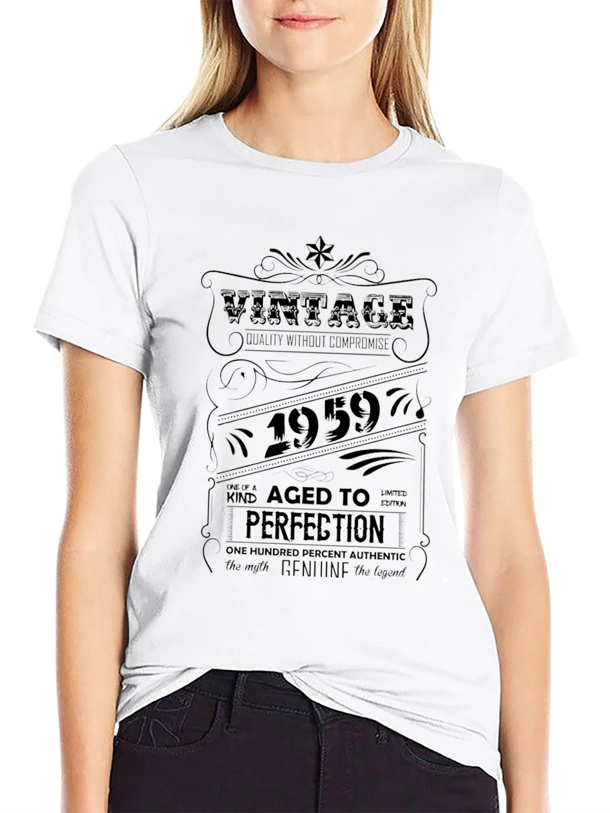 Vintage 1959 Aged to Perfection T-Shirt product image 6
