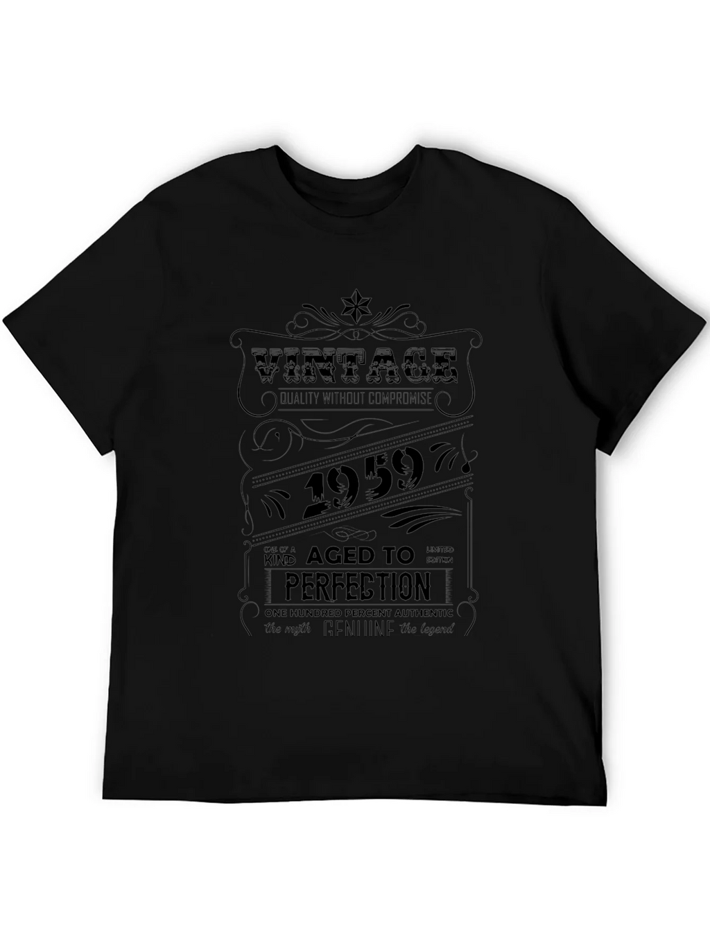Vintage 1959 Aged to Perfection T-Shirt product image 3