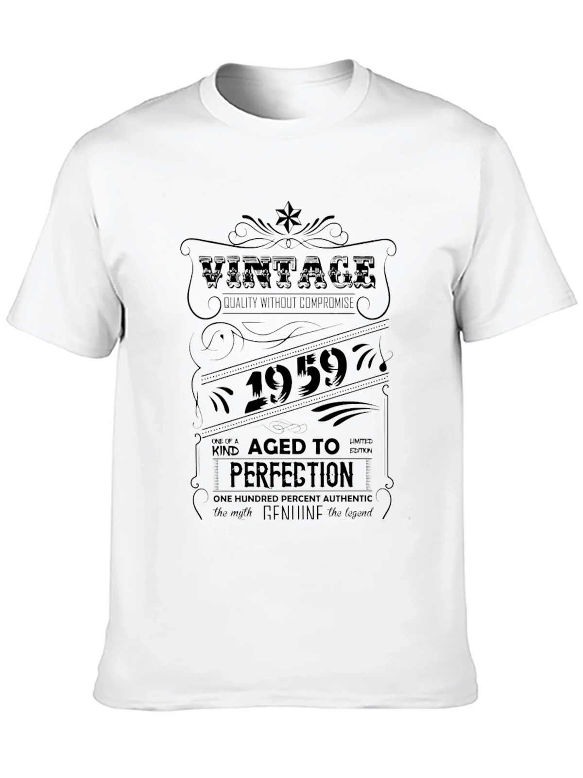 Vintage 1959 Aged to Perfection T-Shirt product image 7