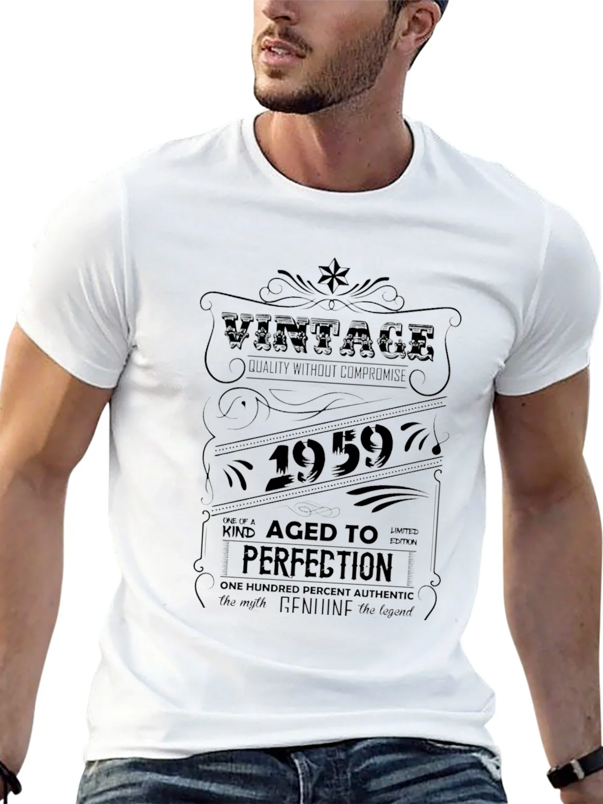 Vintage 1959 Aged to Perfection T-Shirt product image 10