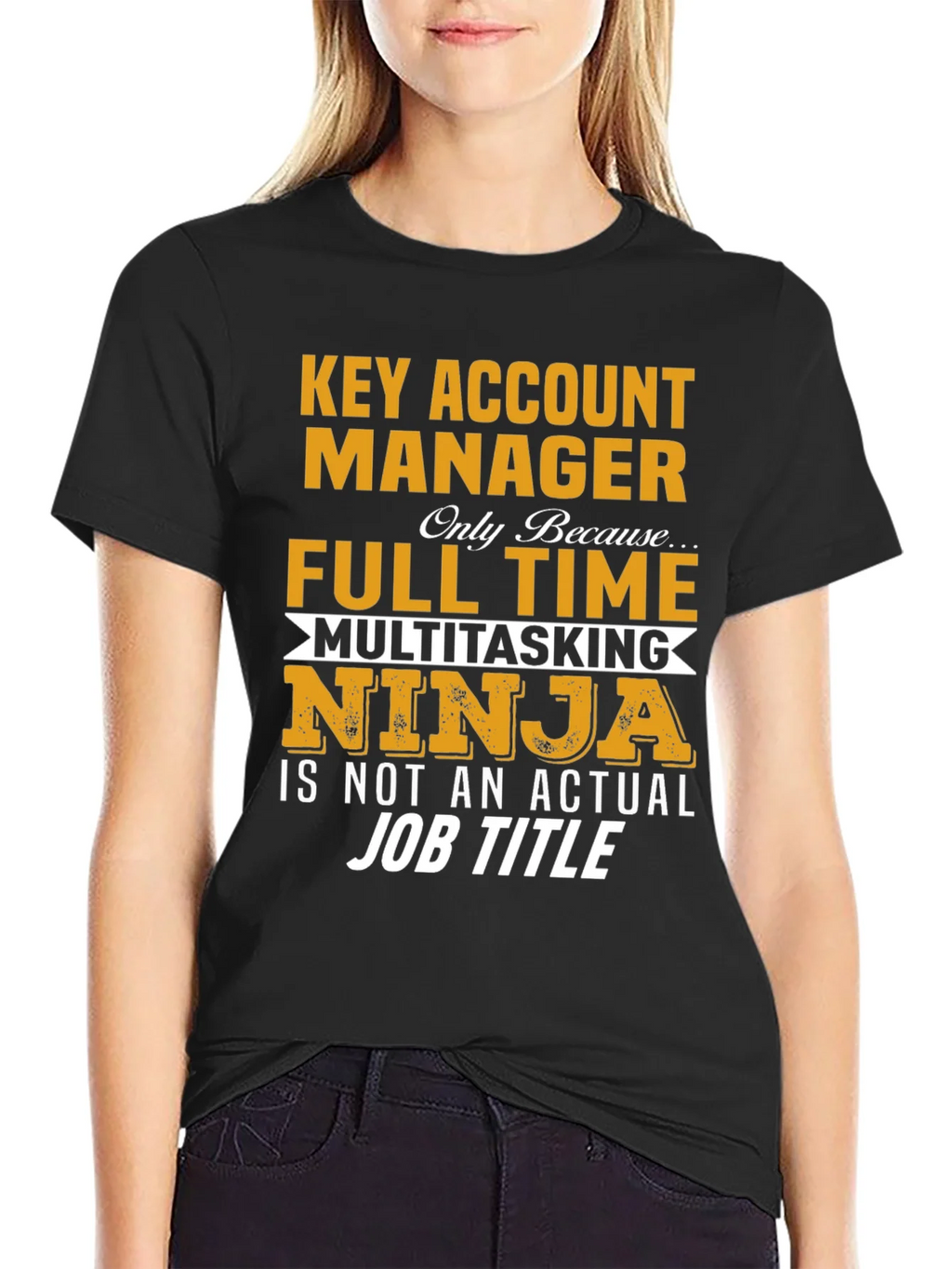 Key Account Manager Ninja Job Title Graphic Tee product image 2