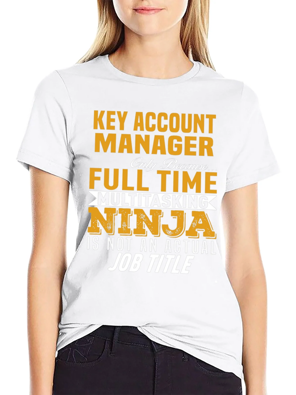 Key Account Manager Ninja Job Title Graphic Tee product image 8