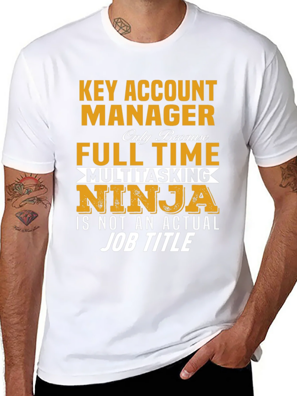 Key Account Manager Ninja Job Title Graphic Tee product image 7
