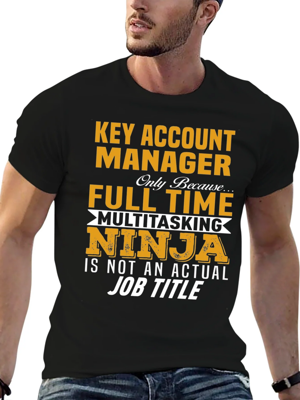 Key Account Manager Ninja Job Title Graphic Tee product image 6