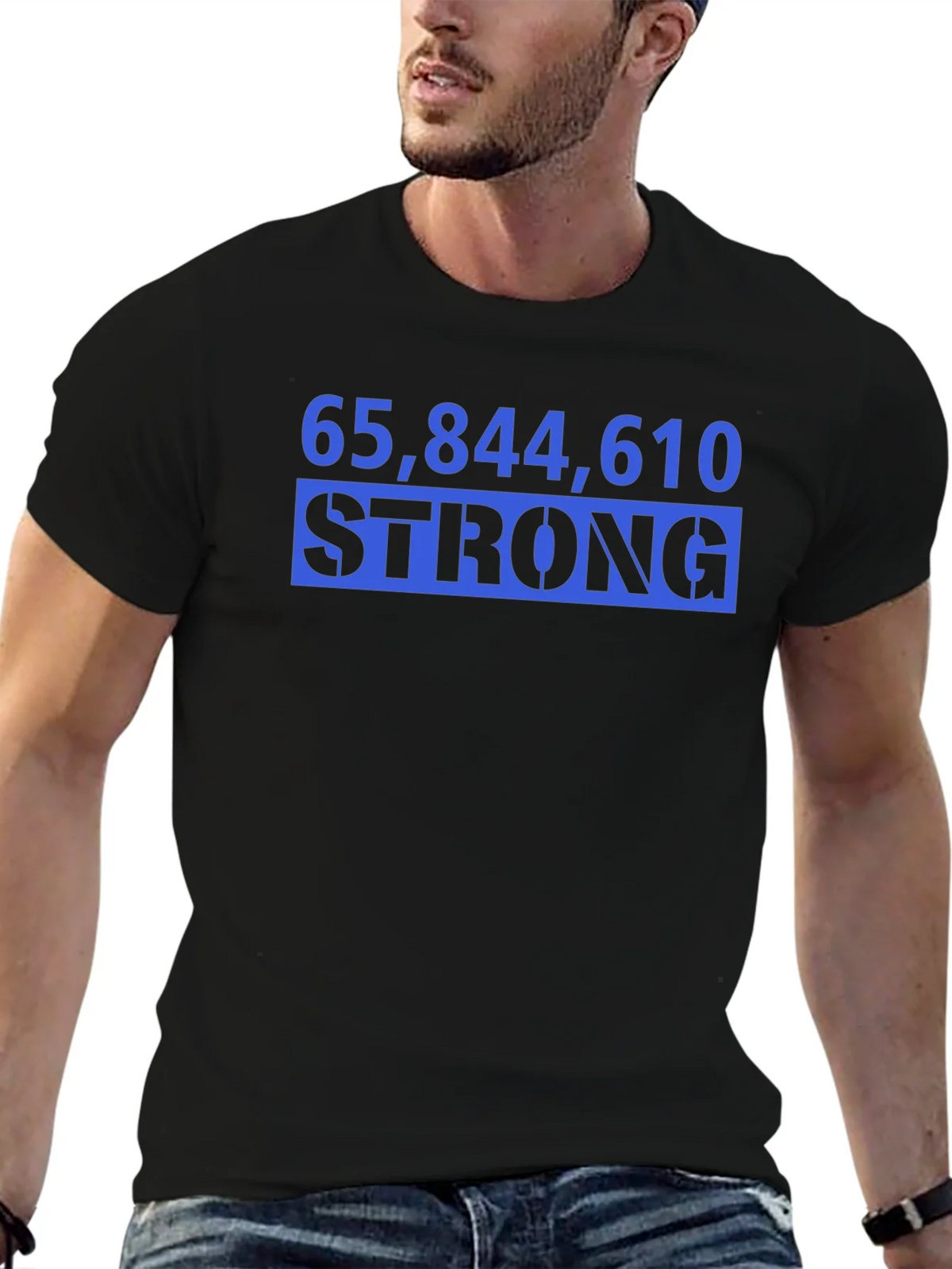 65844610 Strong Black Graphic T-Shirt product image 5