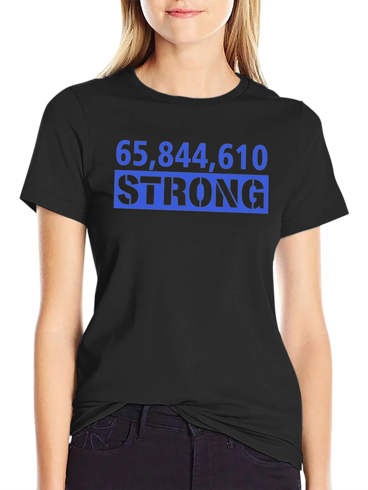 65844610 Strong Black Graphic T-Shirt product image 2