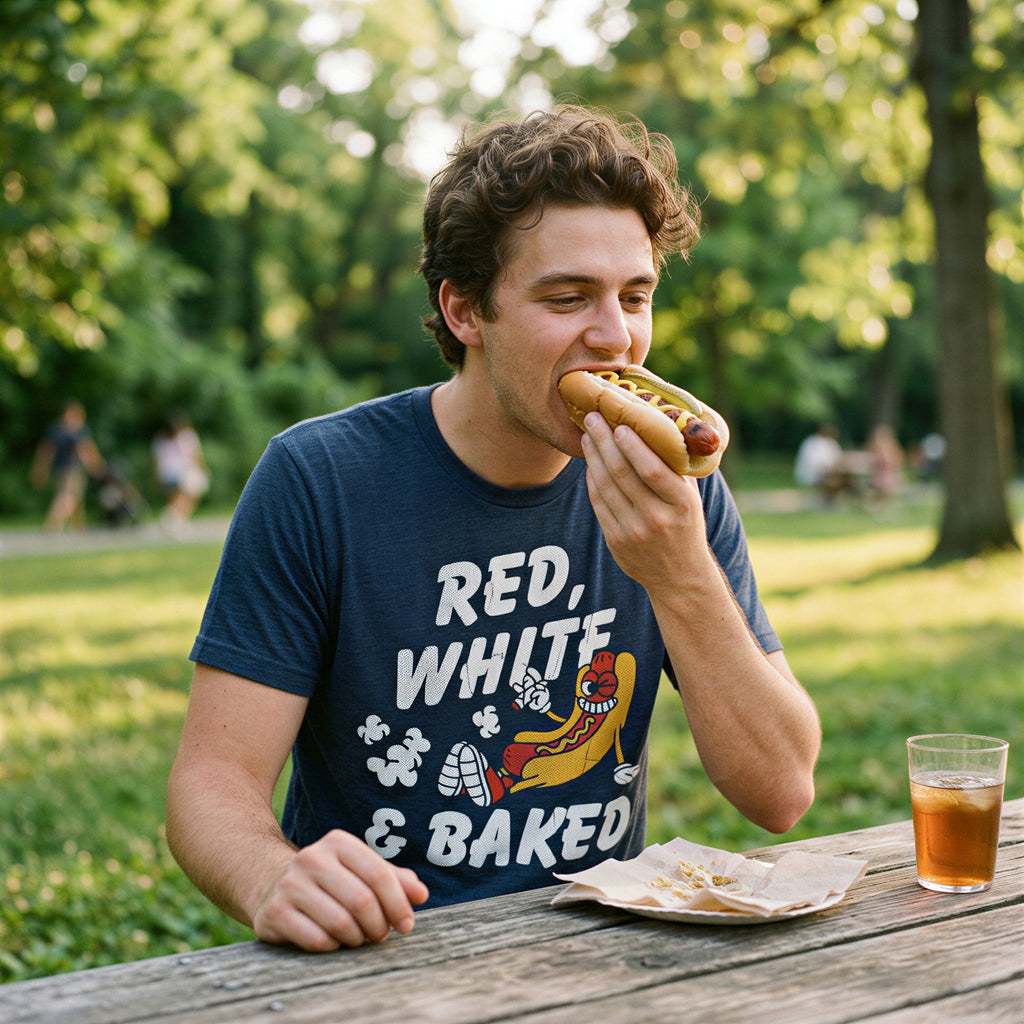 Red White And Baked Men's T Shirt product image 2