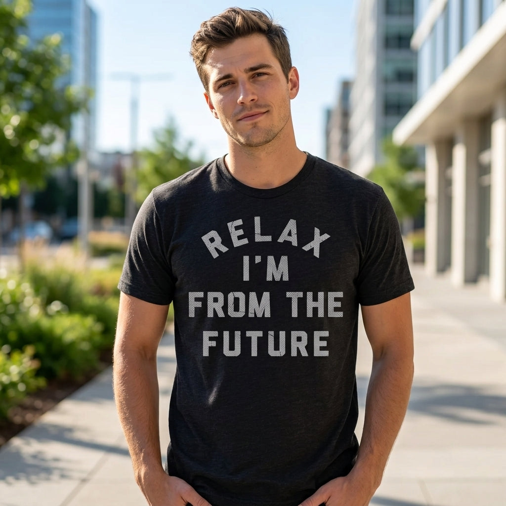 Relax Im From The Future Men's T Shirt product image 2