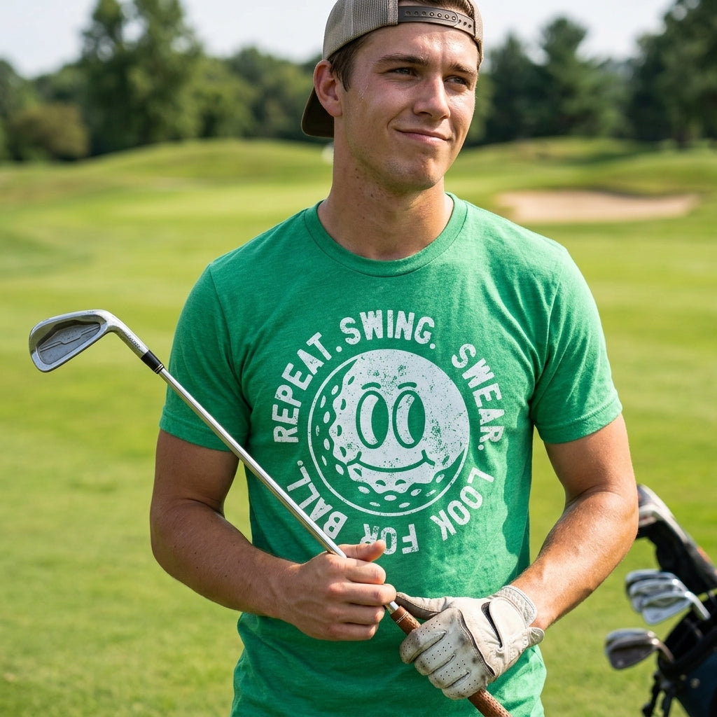 Swing Swear Look For Ball Repeat Men's T Shirt product image 2