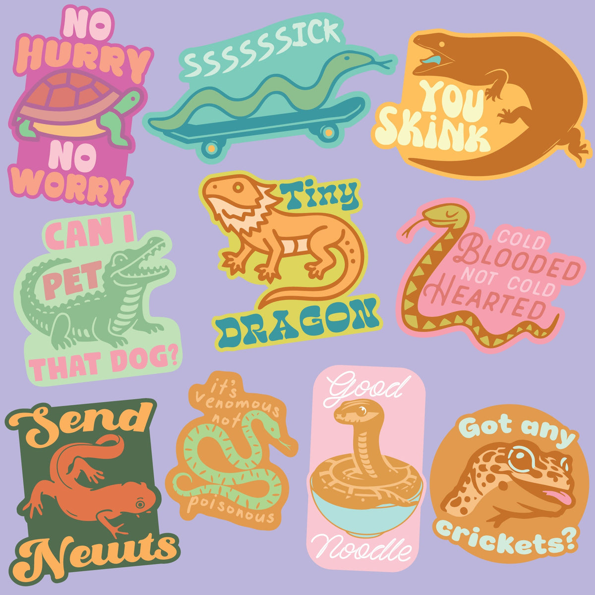 Reptile Stickers