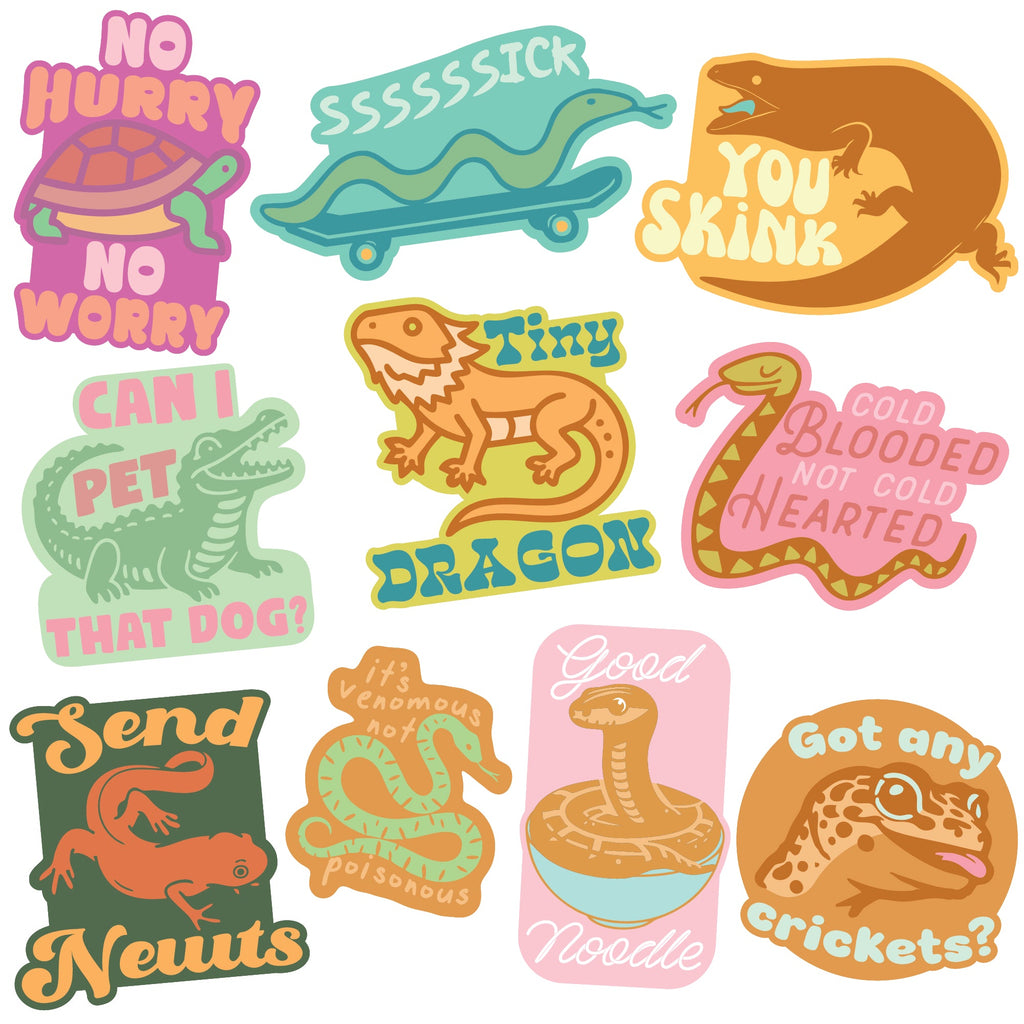 Reptile Stickers
