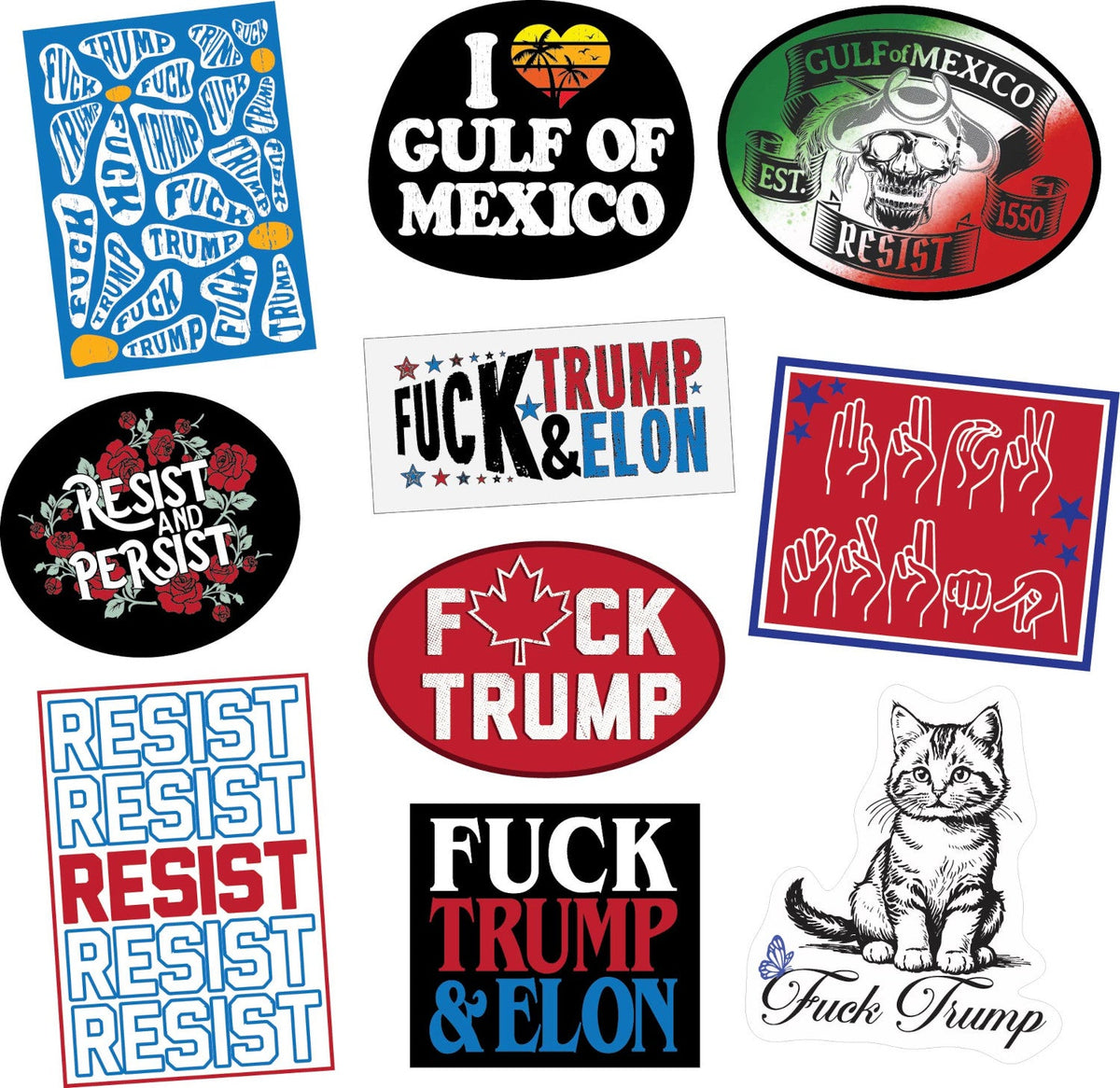Resist Stickers