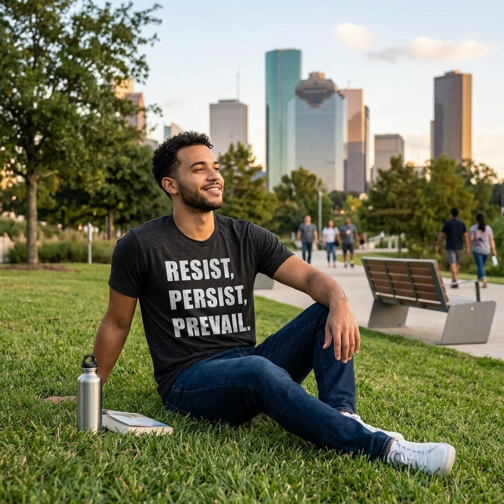 Resist Persist Prevail Men's T Shirt product image 2