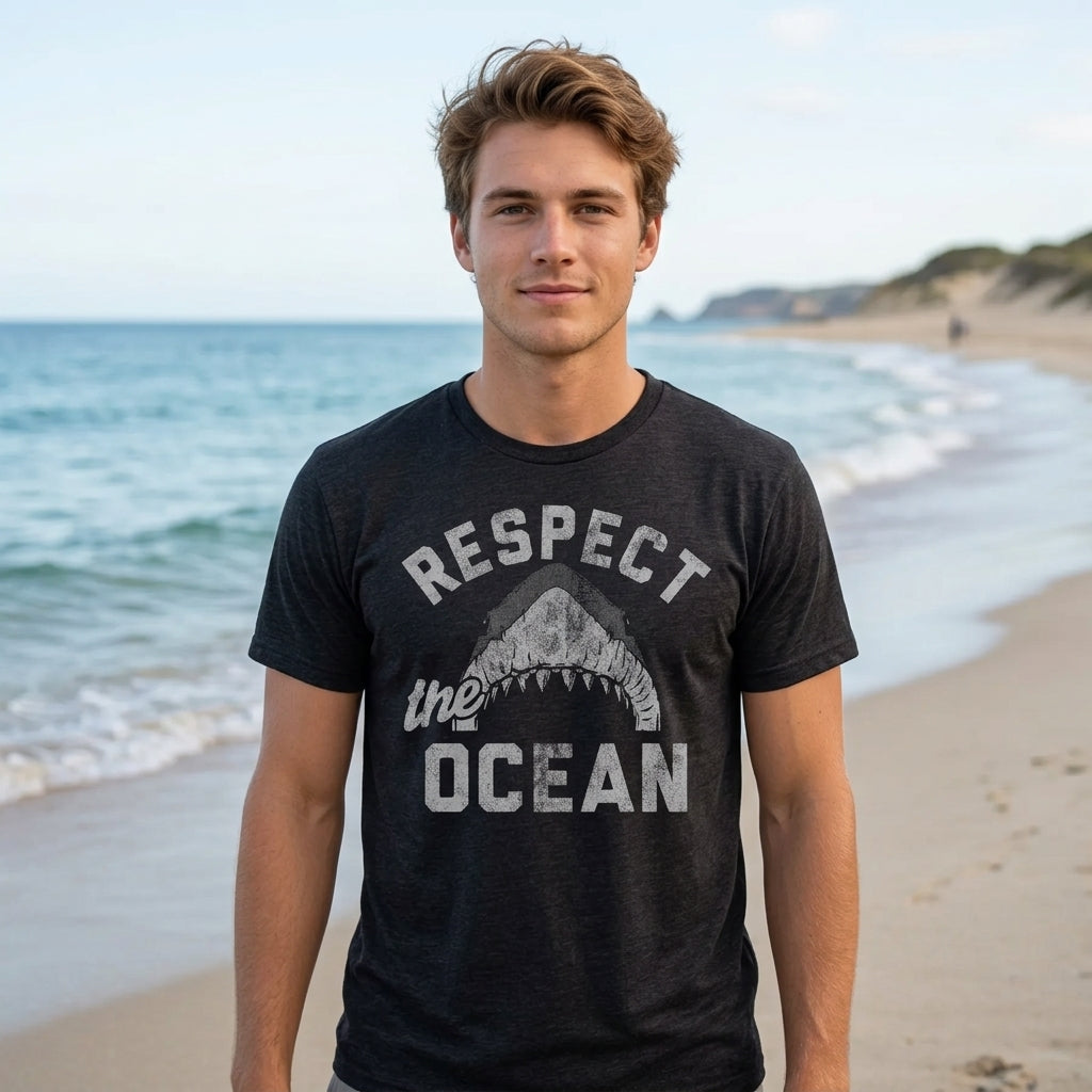 Respect The Ocean Men's T Shirt product image 2
