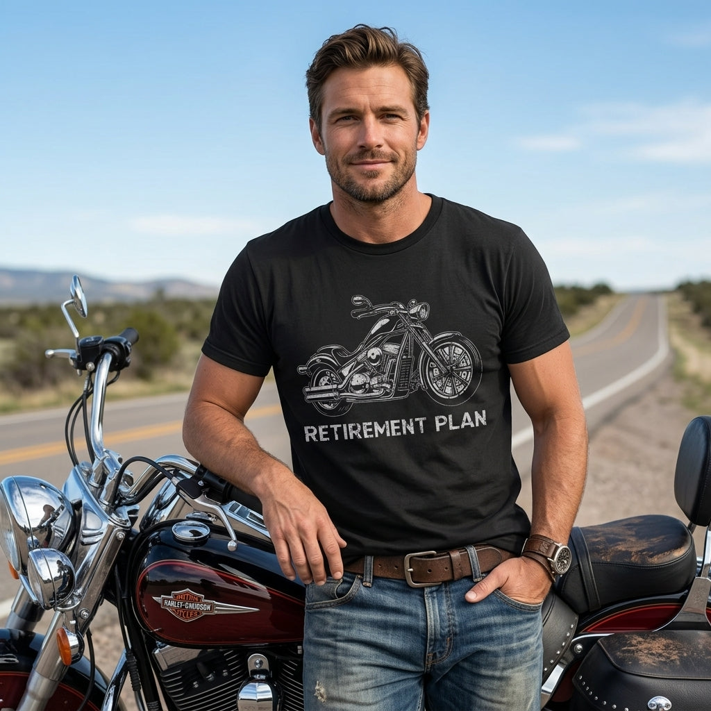Retirement Plan Motorcycle Men's T Shirt product image 2