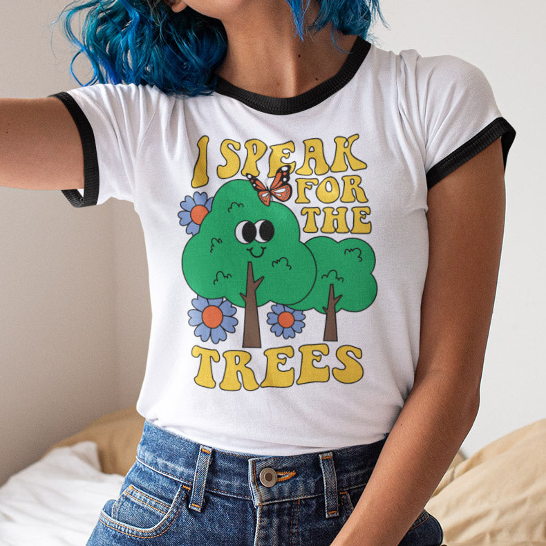 I Speak For The Trees Ringer Tee product image 2