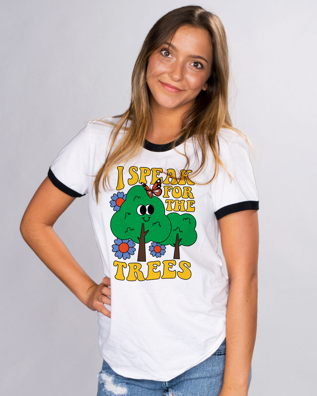 I Speak For The Trees Ringer Tee product image 3