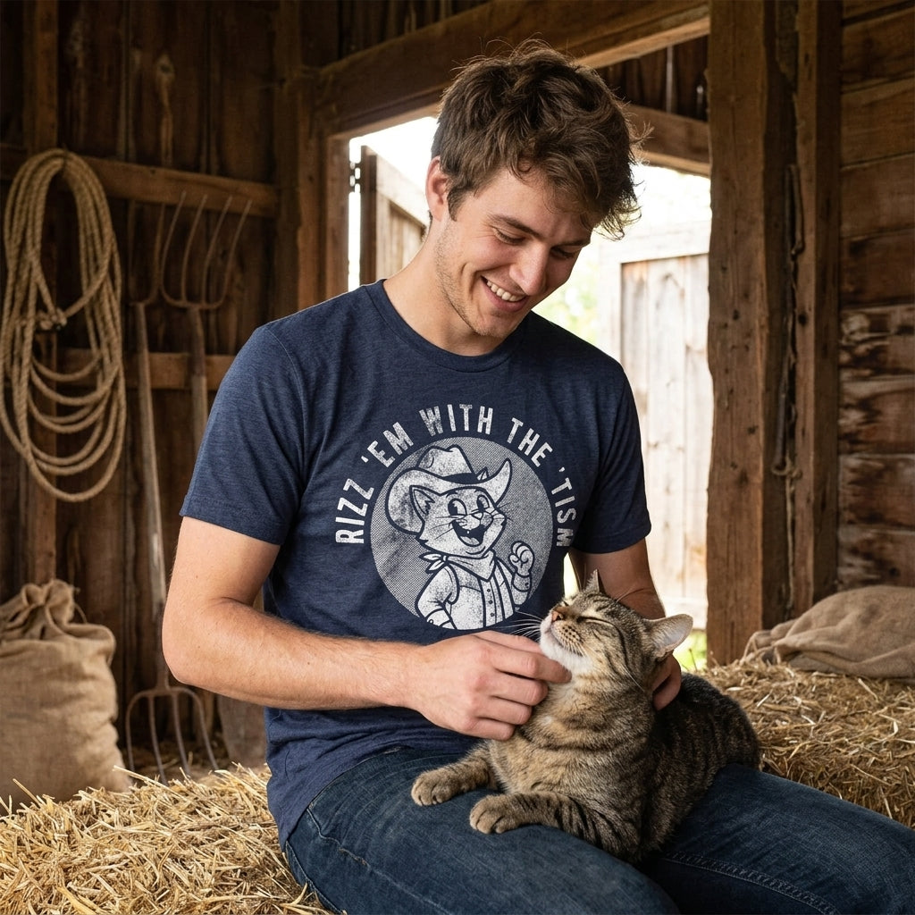 Rizz Em With The Tism Men's T Shirt product image 2