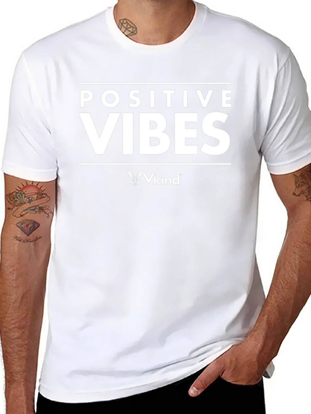 Positive Vibes T-Shirt - Vkind Brand product image 7